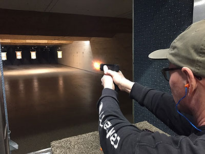 Basic Handgun Training at range