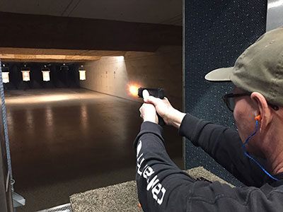 Basic Handgun Training at range